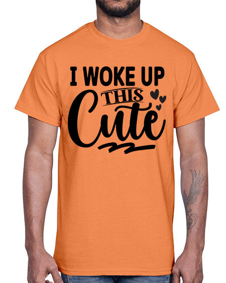 I Woke Up This Cute 348#- kids- Cotton Tee