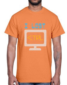 I lost Ctrl 40#- computer- Cotton Tee