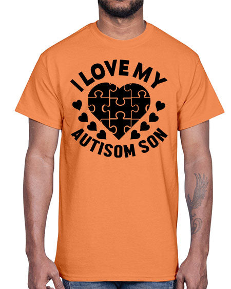 I love my Style 45#- autism- Cotton Tee