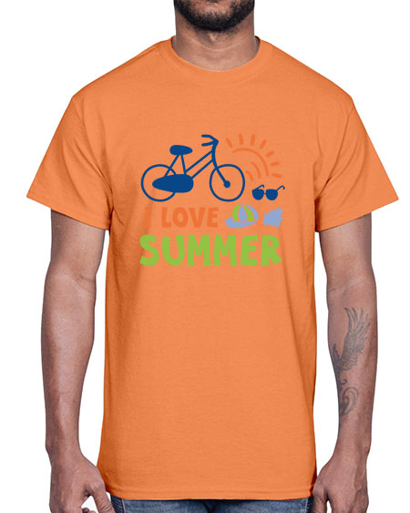 I love summer 92#- summer- Cotton Tee