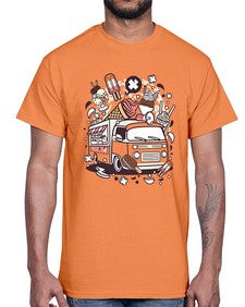 Ice Cream Van 1174#- ice cream- Cotton Tee