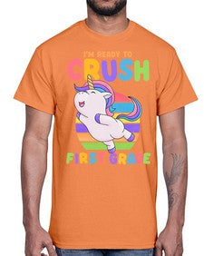 Im Ready to Crush first 387#- first grade- Cotton Tee