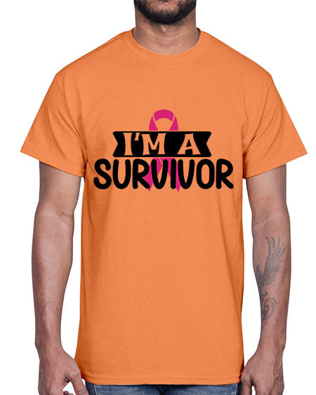 Im a Survivor 17#- breast cancer- Cotton Tee