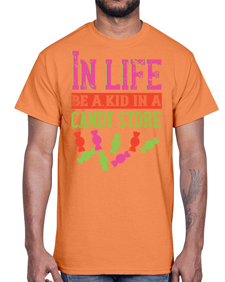 In life be a kid in a candy store Style 123#- kids- Cotton Tee