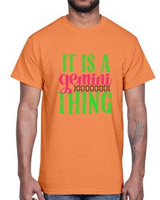 It is a gemini thing 254#- gemini- Cotton Tee