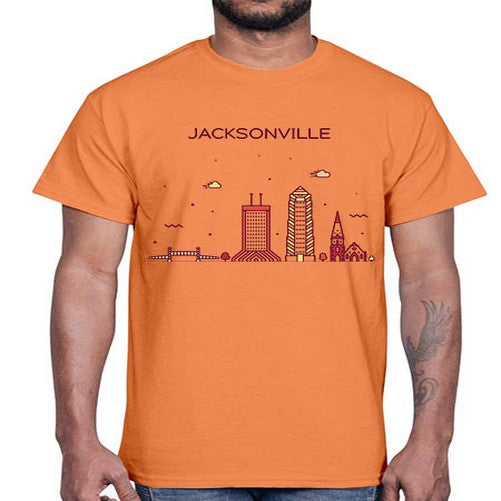 JacksonvilleFL 977#- cities- Cotton Tee