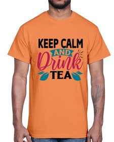 Keep Calm And Drink Tea 1259#- tea- Cotton Tee