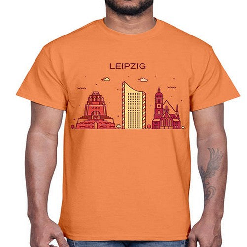 Leipzig 1128#- cities- Cotton Tee