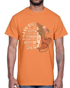 Leo girl 289#- leo- Cotton Tee