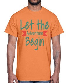 Let the Adventure Begin 456#- general school- Cotton Tee