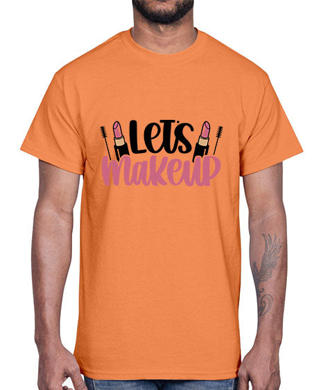 Let∩s Makeup Style 62#-makeup Cotton Tee