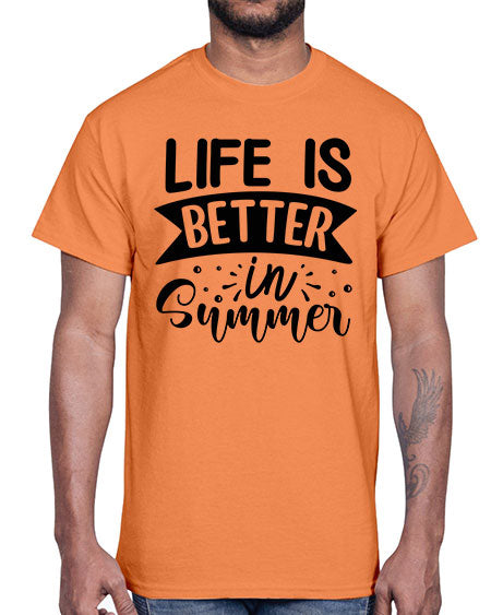 Life is better in Summer 01#- summer- Cotton Tee