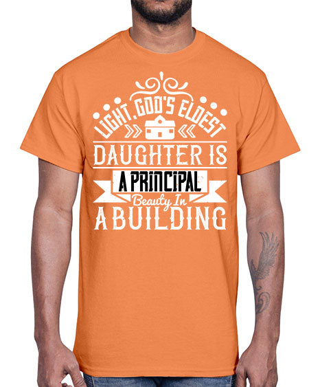 Light Gods eldest daughter is a principal beauty in a building Style 274#- architect- Cotton Tee