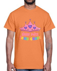 Little Miss third Grade 489#- third grade- Cotton Tee
