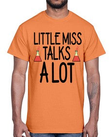 Little miss talks a lot 488#- general school- Cotton Tee