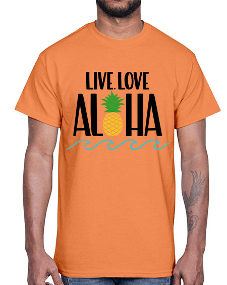Live Love Aloha Style 30#- summer- Cotton Tee