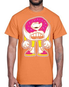 Living donut 159#- cartoon food- Cotton Tee