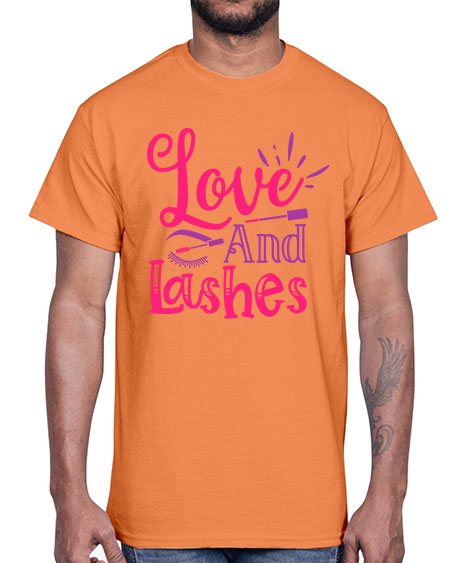 Love And Lashes Style 226#-makeup Cotton Tee