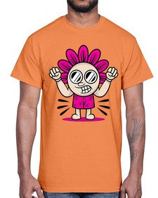 Mad flower 163#- cartoon general- Cotton Tee