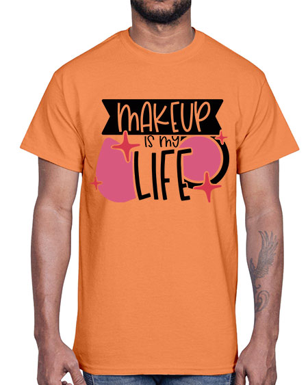 Makeup Is My Life Style 45#-makeup Cotton Tee