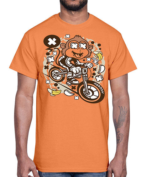 Monkey Downhill- monkey- Cotton Tee