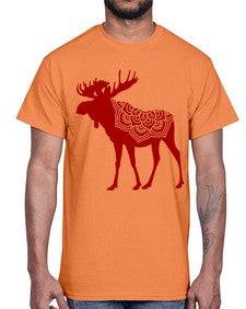MooseMandala 940#- mandala- Cotton Tee