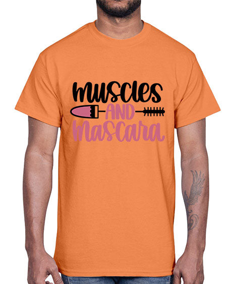 Muscles And Mascara Style 35#-makeup Cotton Tee