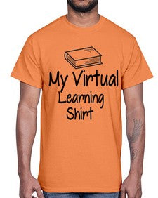My Virtual Learning Shirt 554#- librarian- Cotton Tee
