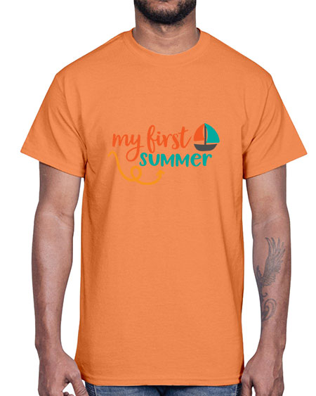 My first summer 89#- summer- Cotton Tee