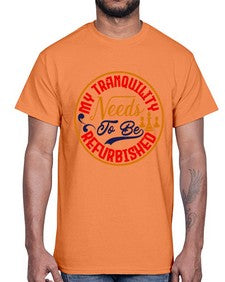 My tranquility needs to be refurbished 139#- chess- Cotton Tee