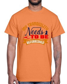 My tranquility needs to be refurbished 140#- chess- Cotton Tee