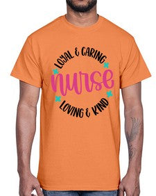 Nurse Loyal Caring Style Style 1178#- nurse- Cotton Tee