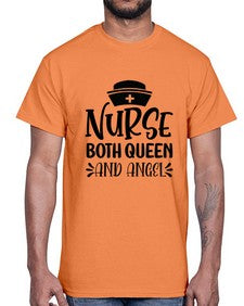 Nurse both queen and angel 1151#- nurse- Cotton Tee