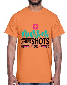 Nurses Need Shoot Too Style Style 1249#- nurse- Cotton Tee