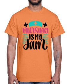 Nursing Is My Jam Style Style 1273#- nurse- Cotton Tee