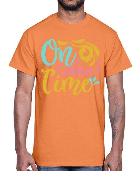 ON CABIN TIME Style 59#- summer- Cotton Tee