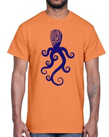 OctopusMandalaPNG 960#- mandala- Cotton Tee