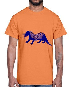 OtterMandala 973#- mandala- Cotton Tee