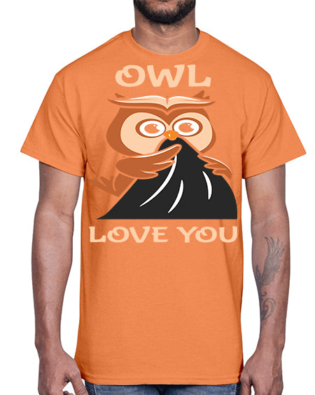 Owl Love You A TurtleRabbit 12#- owl- Cotton Tee