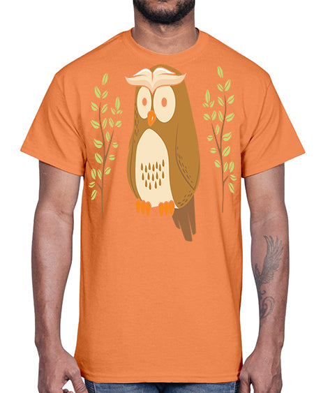 Owl of Athena Long Sleeve A TurtleRabbit 14#- owl- Cotton Tee
