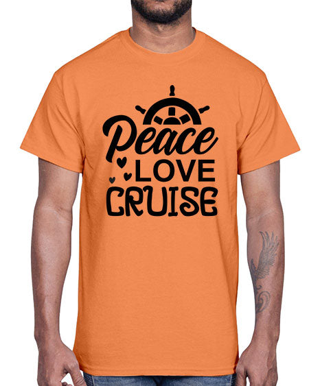 Peace love cruise 01#- summer- Cotton Tee