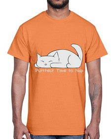 Perfect Time to Nap- cats- Cotton Tee
