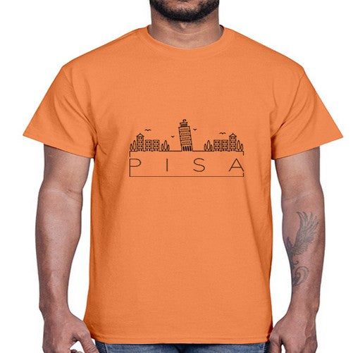Pisa Minimal Skyline 1619#- cities- Cotton Tee