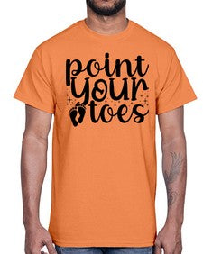 Point your toes 172#- ballet- Cotton Tee