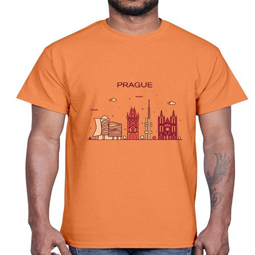 Prague 1689#- cities- Cotton Tee
