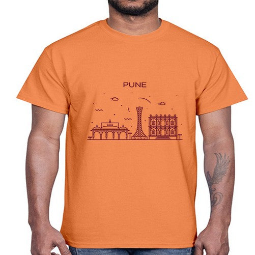 Pune 1694#- cities- Cotton Tee