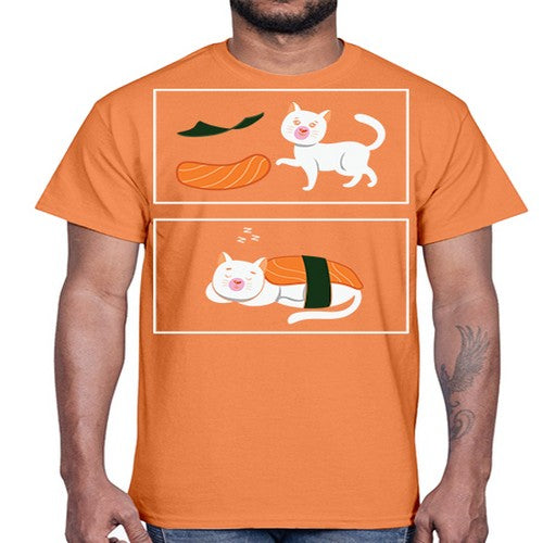 Ramen Cat Kawaii Anime Japanese Anime 279#- anime- Cotton Tee
