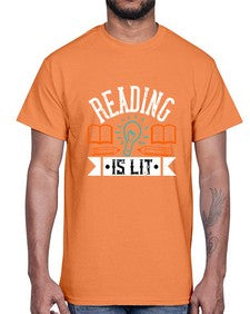 Reading is lit Style 1346#- teacher- Cotton Tee