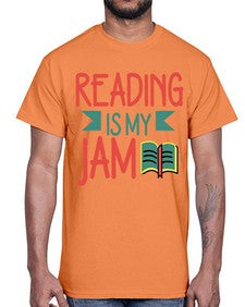 Reading is my jam 702#- librarian- Cotton Tee