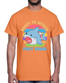 Ready to Attack first Grade 710#- first grade- Cotton Tee